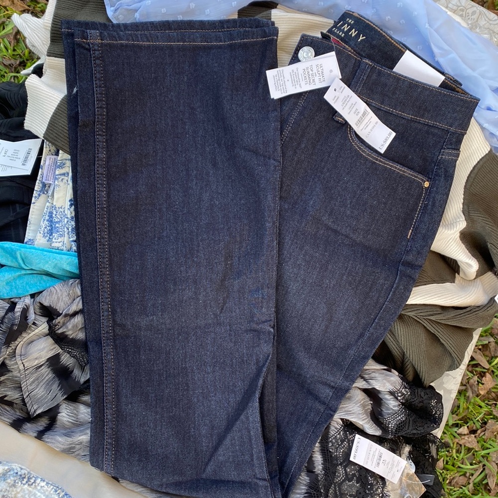 White House Black Market flare jeans
